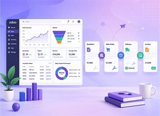 Mastering Sales Management with Odoo – From Quotation to Invoice Simplified