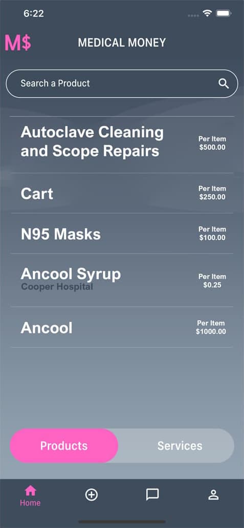 Medical Money screen 2