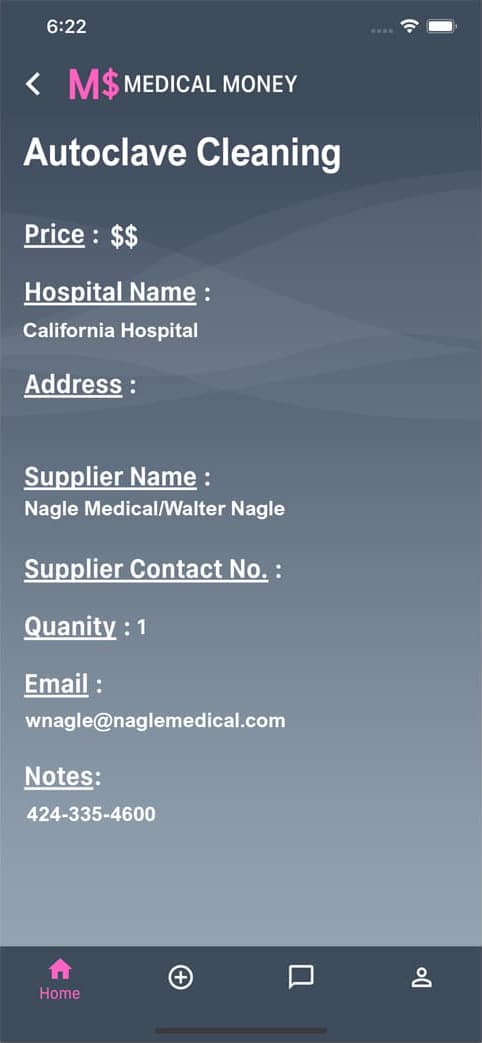 Medical Money screen 3