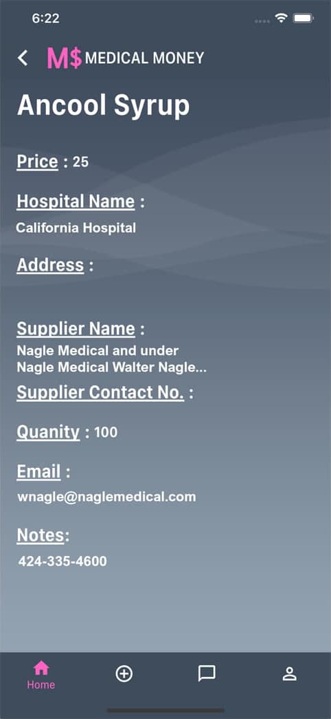 Medical Money screen 4