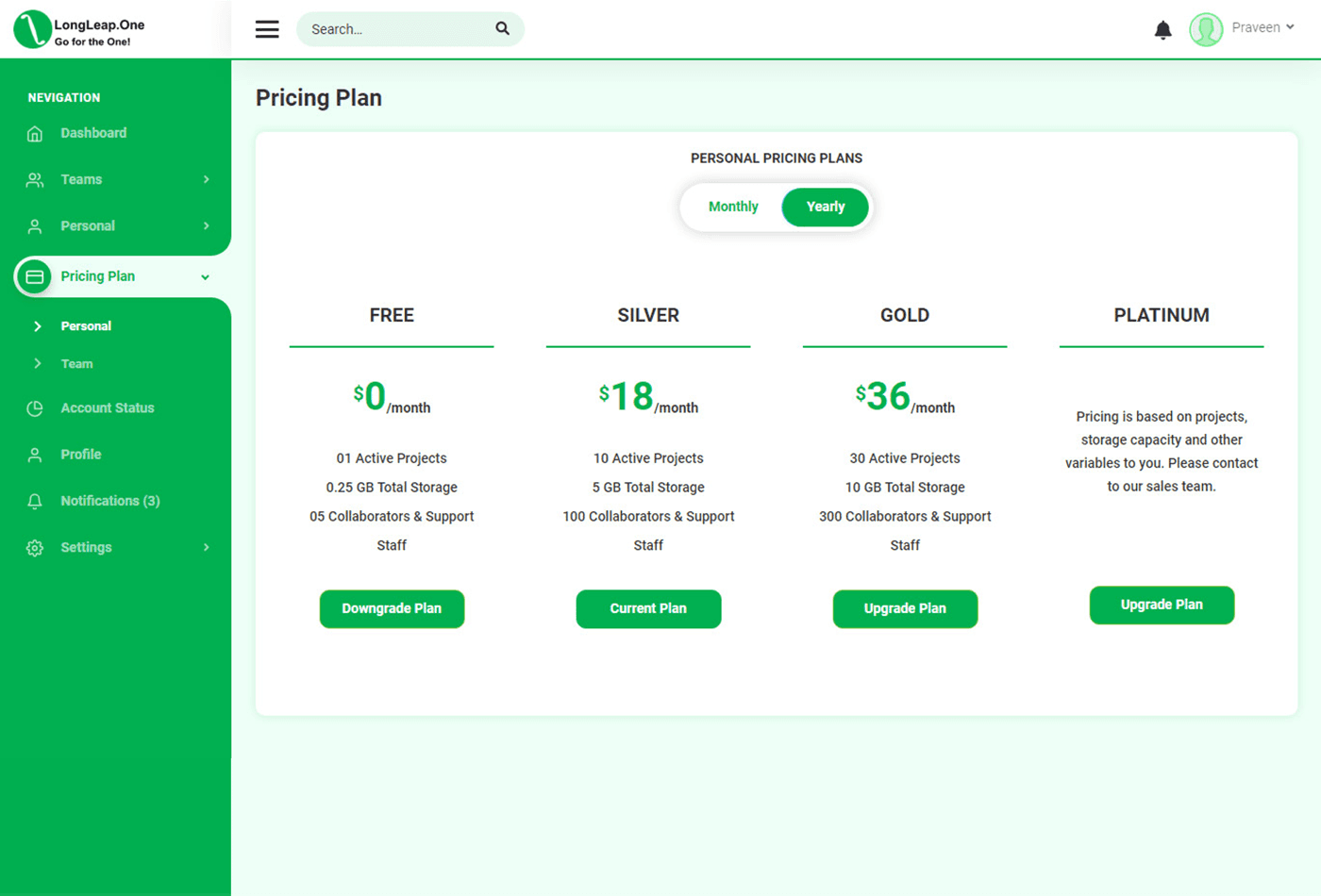 LongLeap screen 4