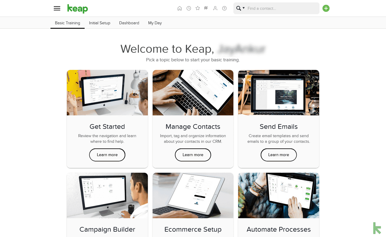 InfusionSoft screenshot 2