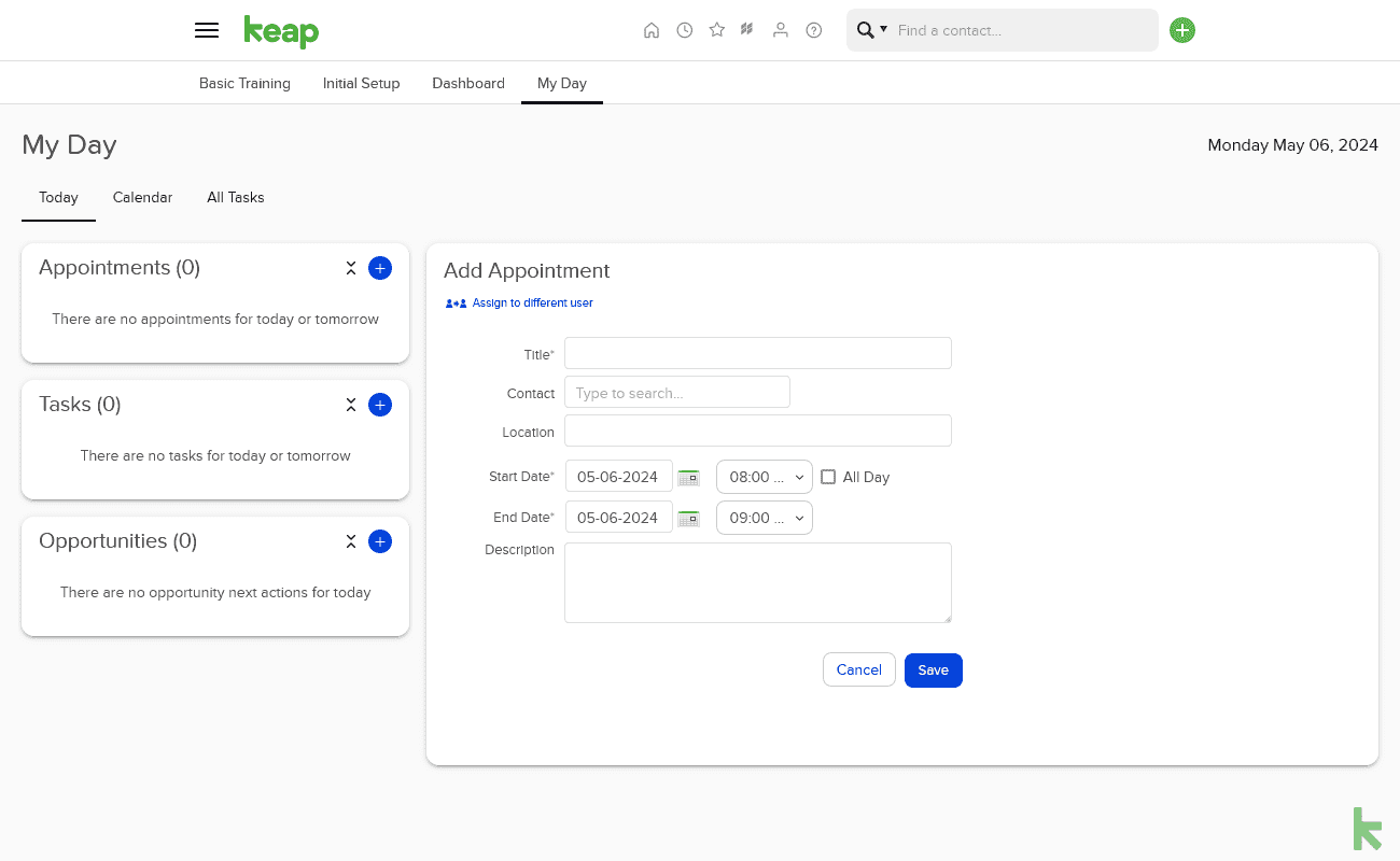 InfusionSoft screenshot 3
